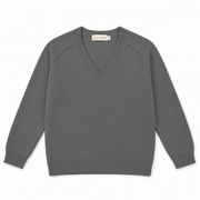 Jersey Cuello Pico Gris