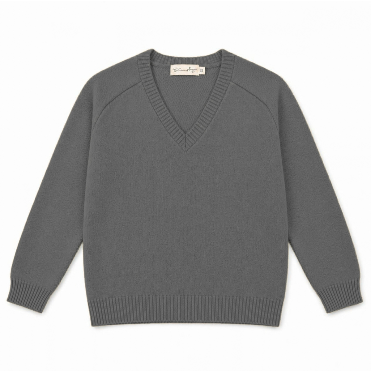 Jersey Cuello Pico Gris