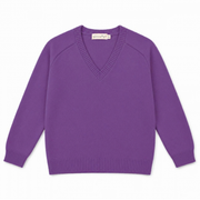 Jersey Cuello Pico Morado