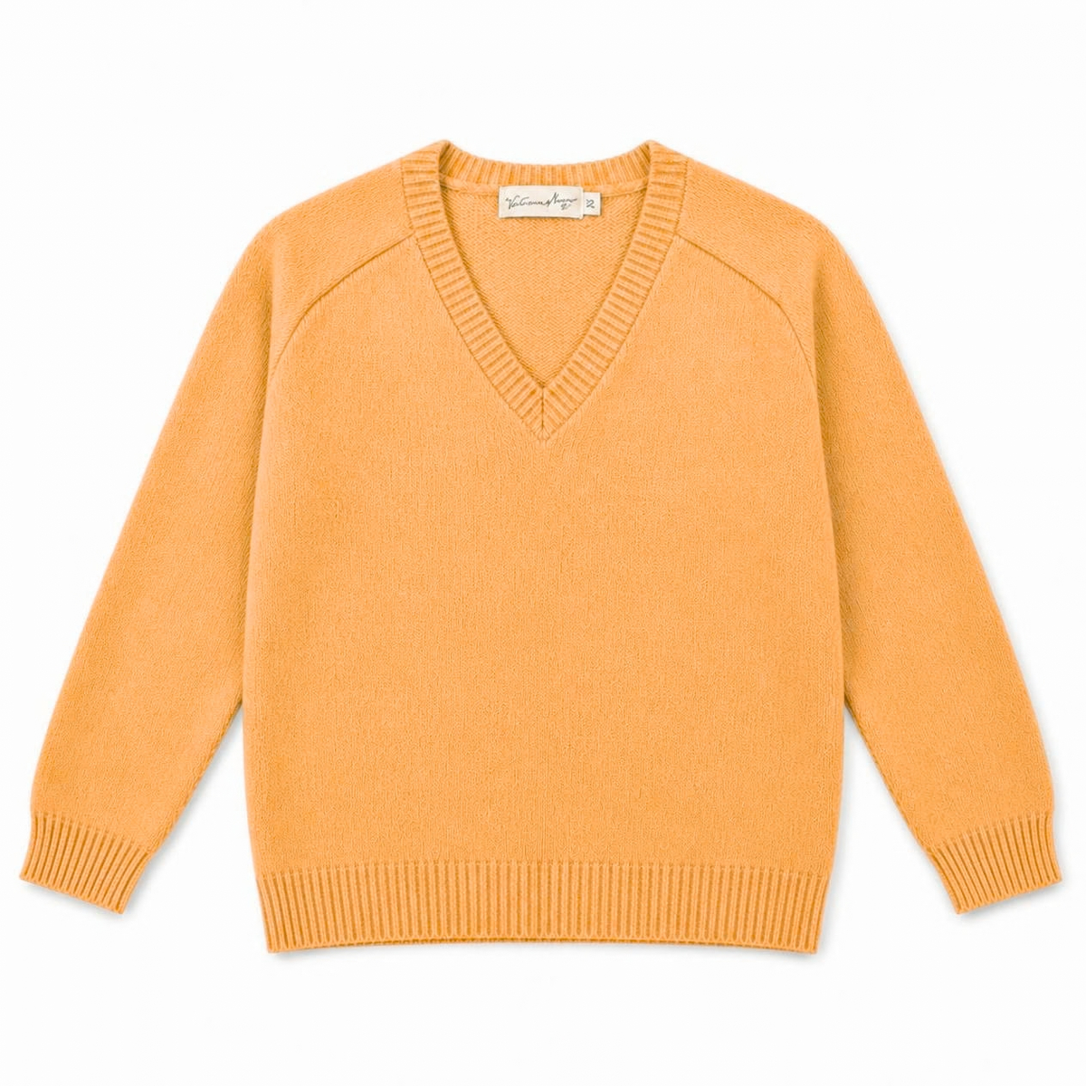 Jersey Cuello Pico Mostaza