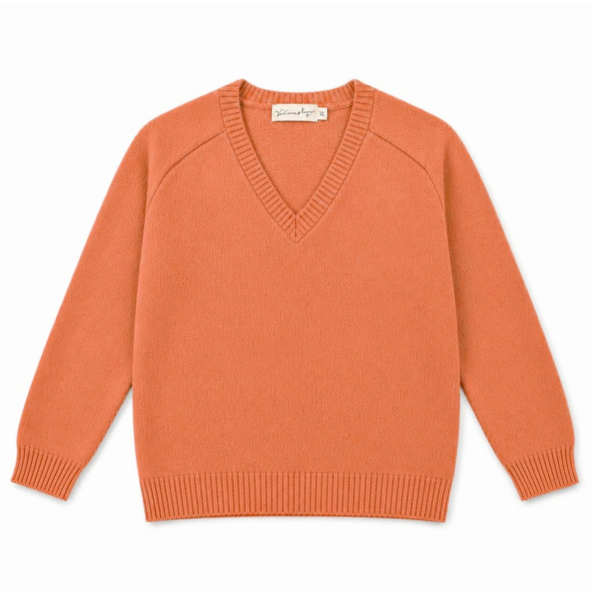 Jersey Cuello Pico Teja