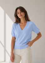 JERSEY CUELLO PICO BRISA_AZUL EL CIELO