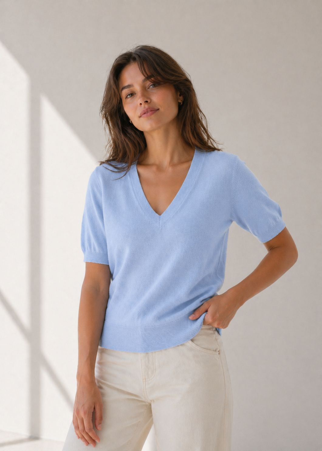 JERSEY CUELLO PICO BRISA_AZUL EL CIELO