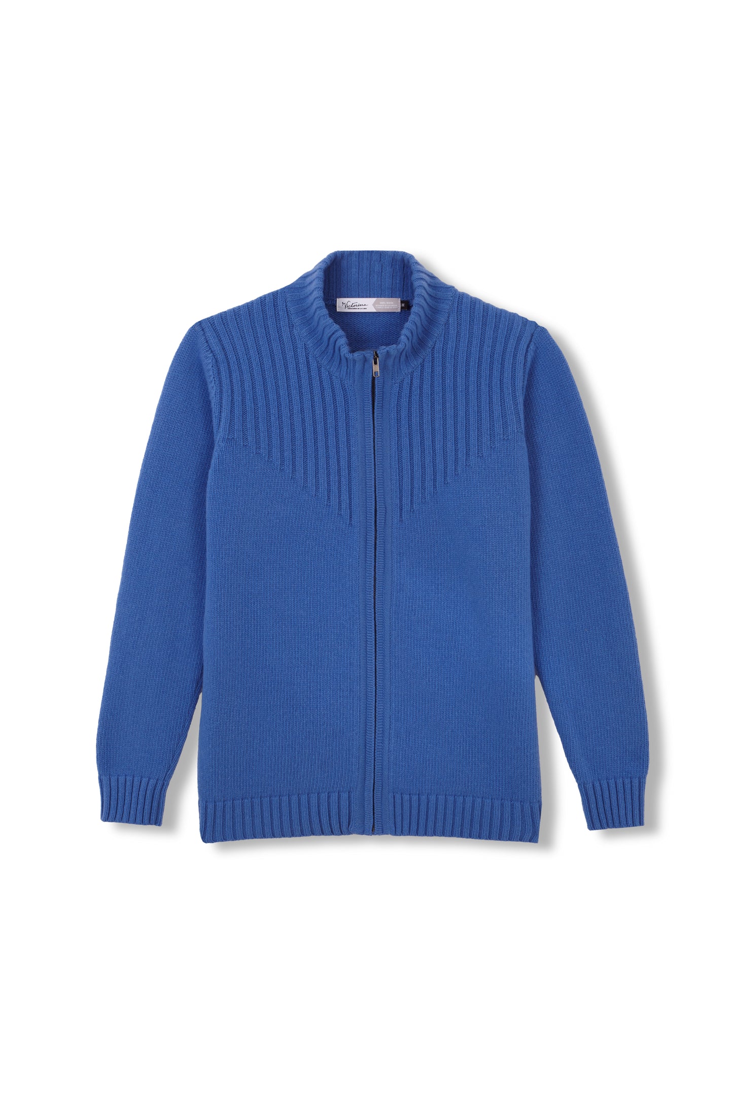 CHAQUETA CREMALLERA AZUL