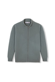 MINZFARBENE REISSVERSCHLUSSJACKE