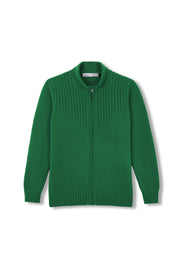 GRÜNE REISSVERSCHLUSSJACKE