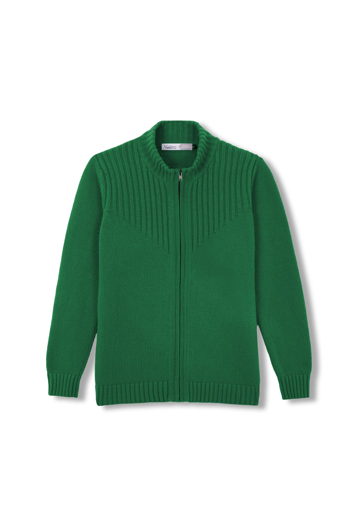 GRÜNE REISSVERSCHLUSSJACKE