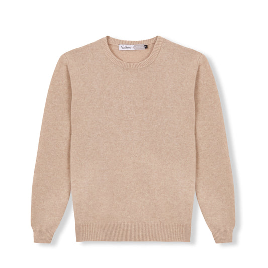 JERSEY LISO 100% LANA MERINO BEIGE