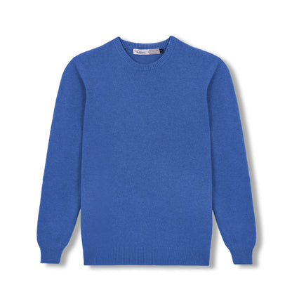 JERSEY LISO 100% LANA MERINO AZUL