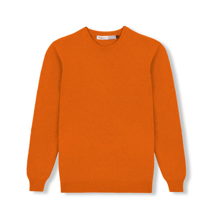 JERSEY LISO 100% LANA MERINO NARANJA