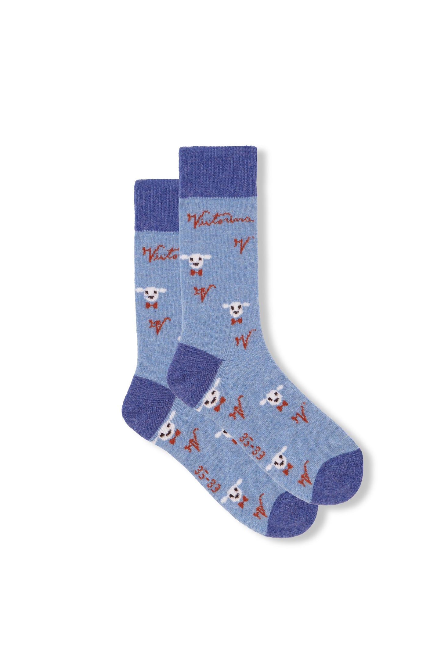 Calcetín de lana “Ovejitas”