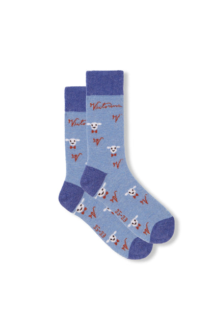 Calcetín de lana “Ovejitas”