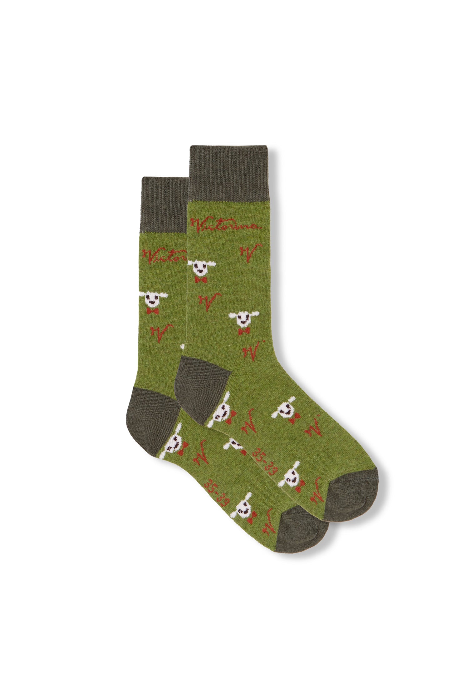 Calcetín de lana “Ovejitas”