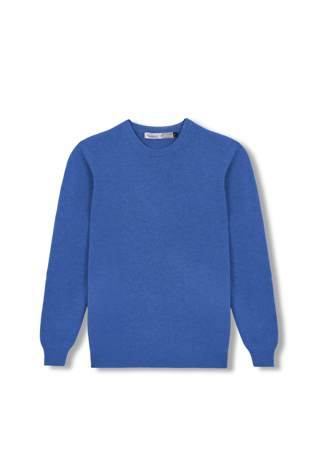JERSEY LISO 100% LANA MERINO AZUL