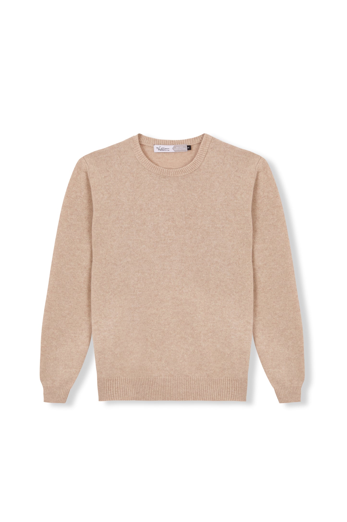 JERSEY LISO 100% LANA MERINO BEIGE