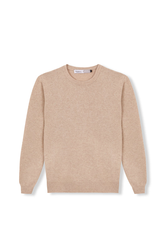 JERSEY LISO 100% LANA MERINO BEIGE