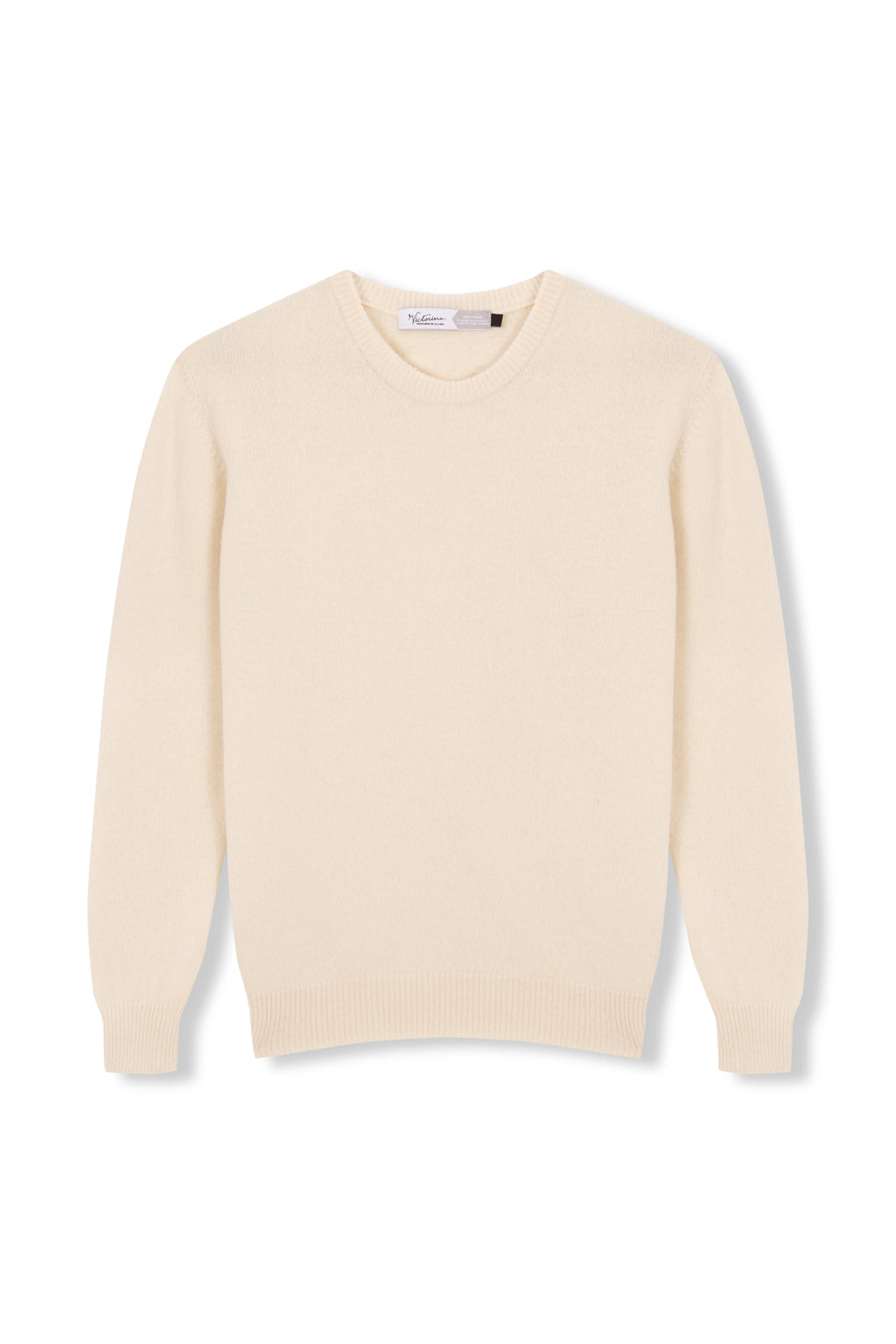 JERSEY LISO 100% LANA MERINO BLANCO