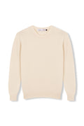JERSEY LISO 100% LANA MERINO BLANCO