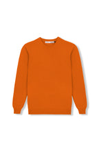 JERSEY LISO 100% LANA MERINO NARANJA
