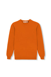 JERSEY LISO 100% LANA MERINO NARANJA