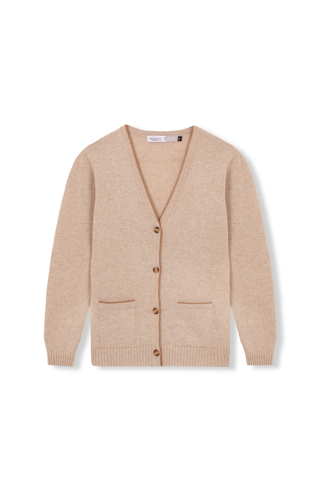 BEIGE BEADBAND 100% WOOL