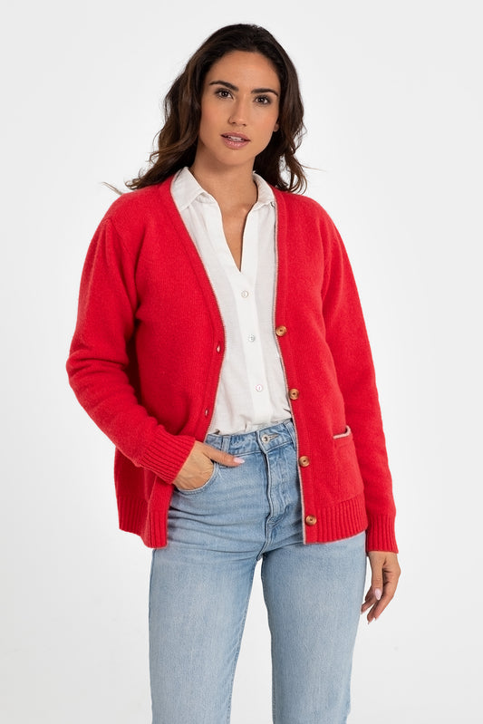 CHAQUETA VIVOS CORAL